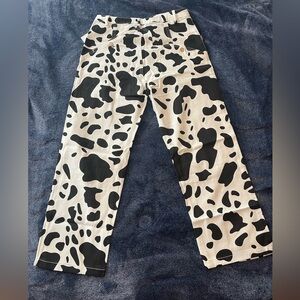 CIDER Cow Print pants
